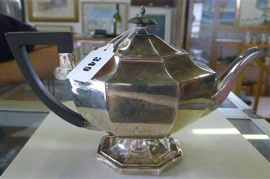 Silver teapot